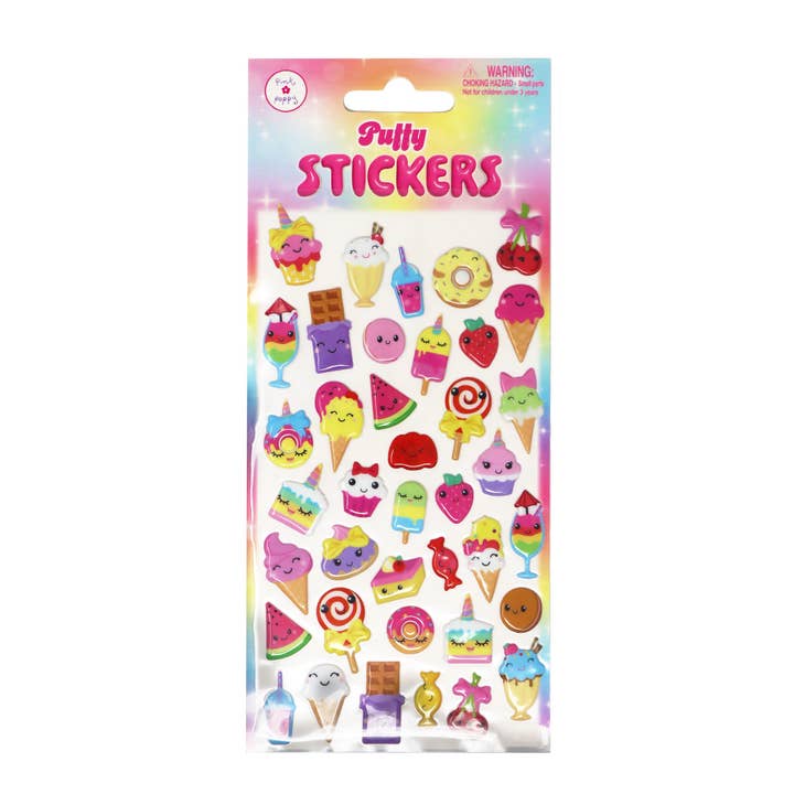 Pink Poppy - Wholesale Sticker – Child & baby - Puffy stickers - (pack size: 12)2