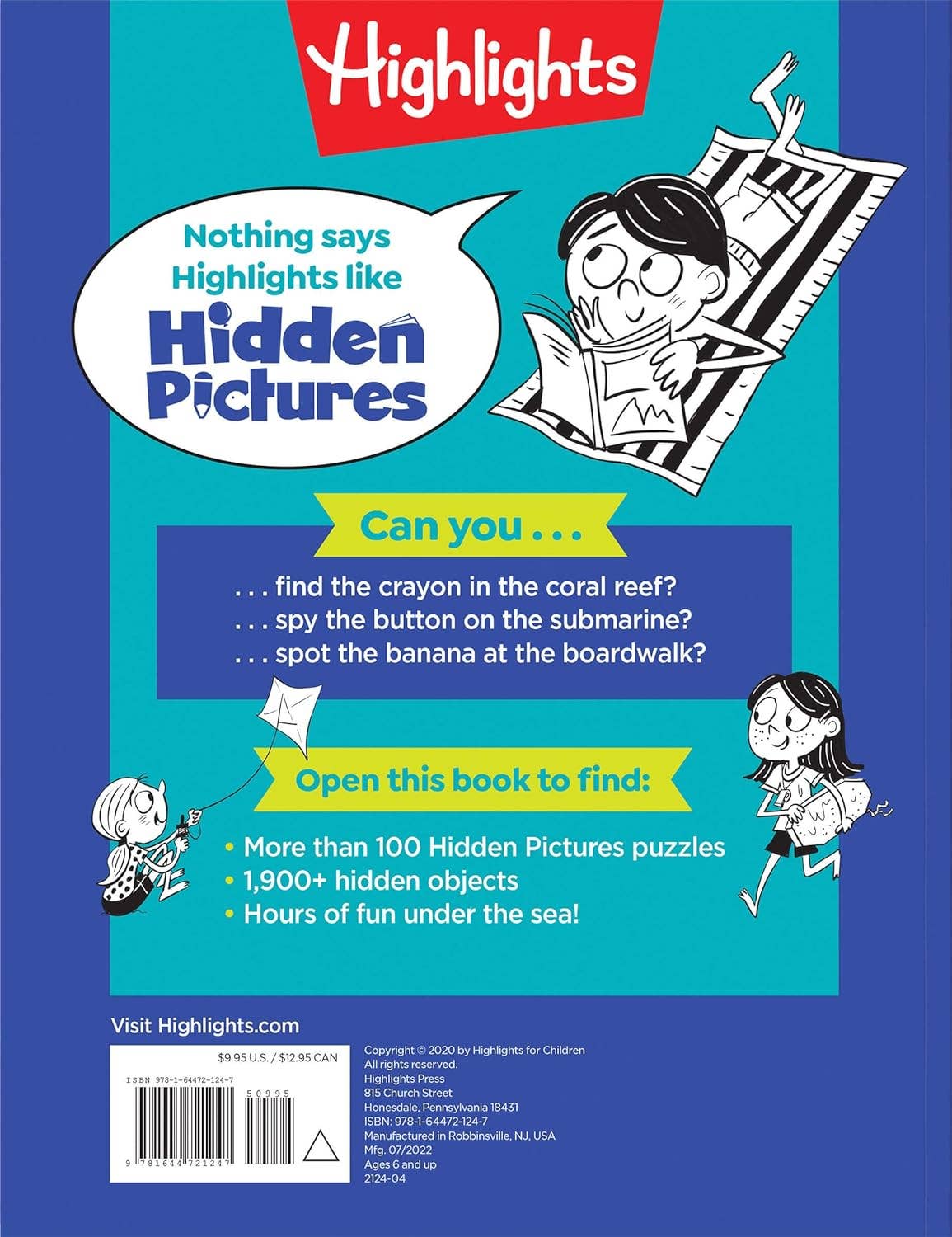 Highlights for Children - Wholesale Preschool Book (3-5) - Ocean Puzzles1