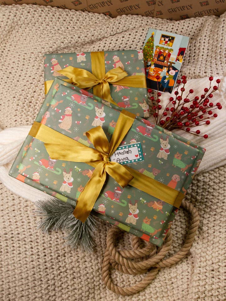 PUGly Sweater Contest - Charity Eco-Friendly Wrapping Paper for wholesale by Giftiply