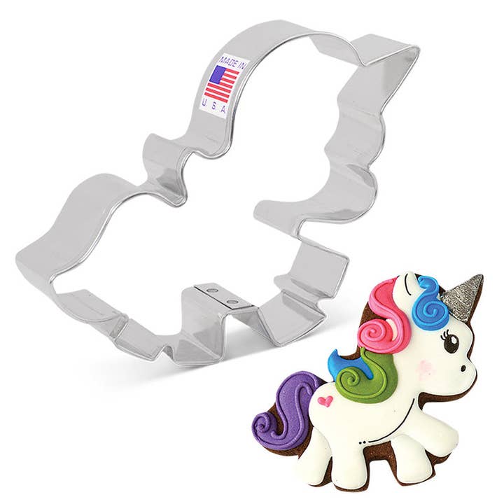 Cute Unicorn Cookie Cutter. (Bag of 1 Dozen) for wholesale by Ann Clark