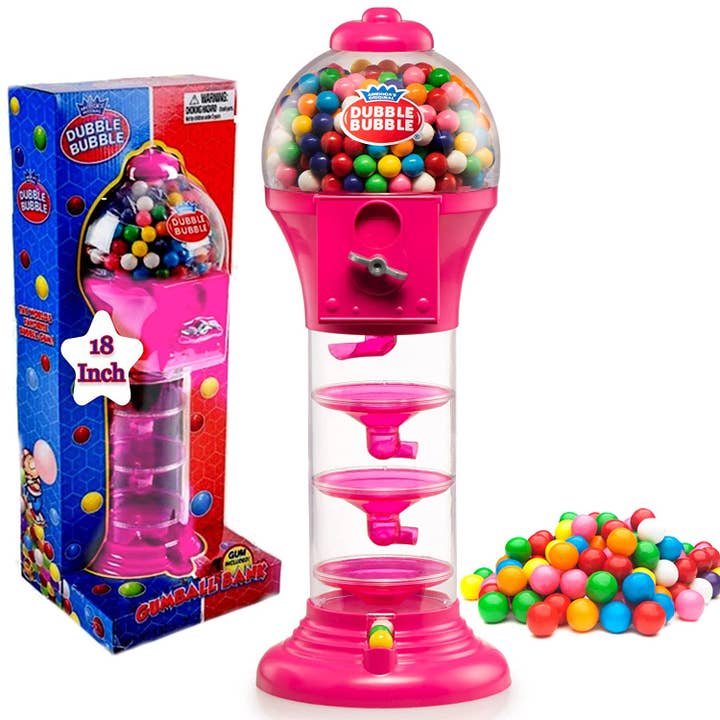 playO - Wholesale Chewing Gum - 18" Big Spiral Gumball Machine Coin Operated With Gumballs1