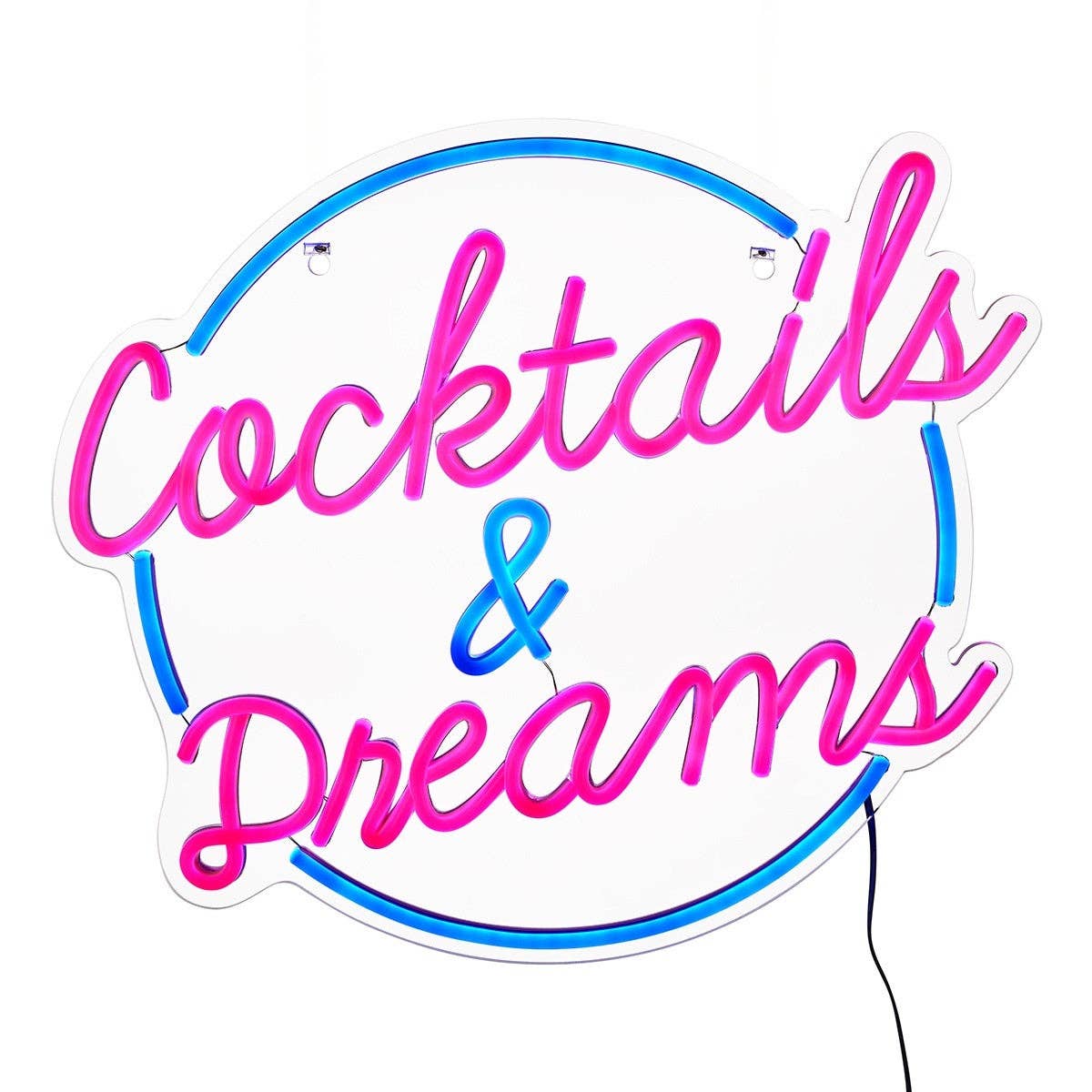 Amber Bright Creations - Vente Enseignes néon - Enseigne au néon LED Cocktails & Rêves3