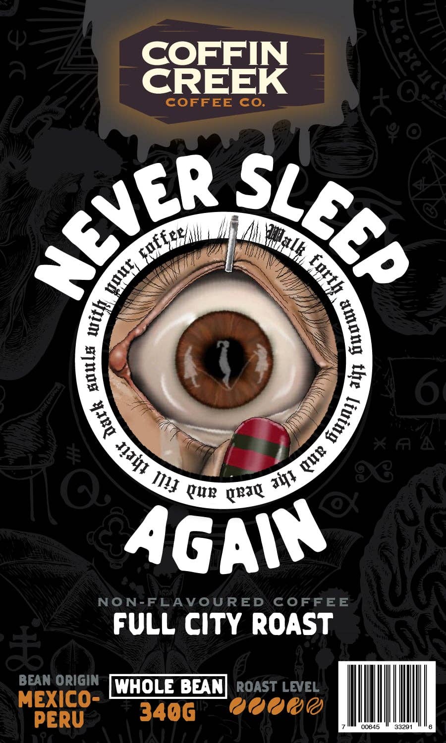 Coffin Creek Coffee - Wholesale Coffee Beans - Never Sleep Again - Full City Roast1