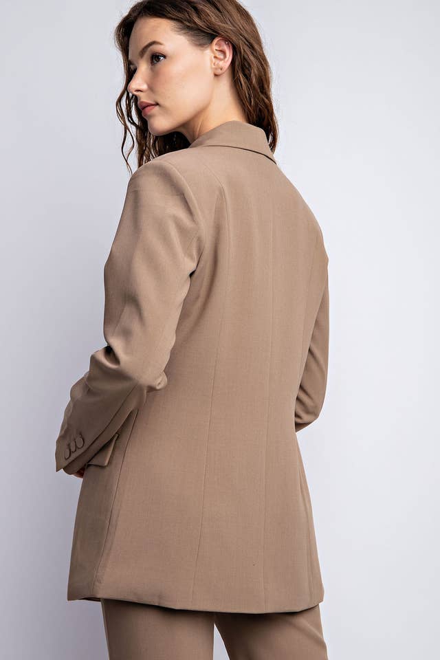 Edit by Nine - Vente Blazer – femme - Blazer Mj3781 Coupe Ajustée - Tenue Quotidienne5