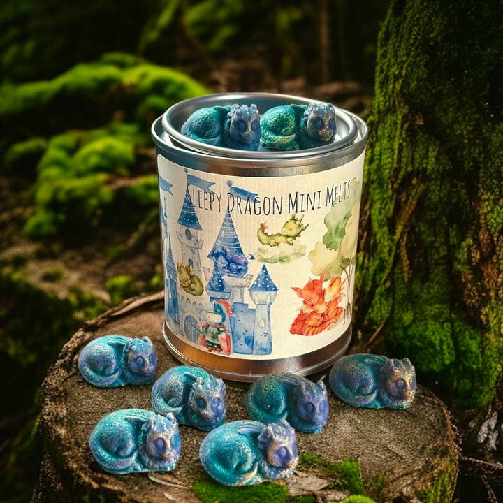 Sleepy Dragon Mini Wax Melts-PREORDER for wholesale by Pippie Melts