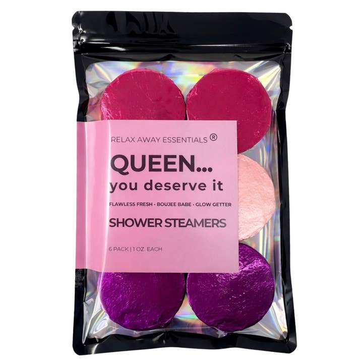 Queen - Shower Steamers 6 Pack - Made in USA - Spa Tablets for wholesale by Relax Away Essentials