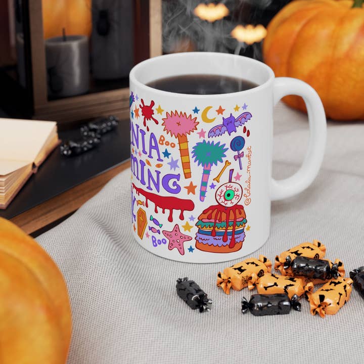 LOLALA - Your California Happiness Market 💛 - Wholesale Coffee Mug - California Screaming - Halloween Mug (11oz)