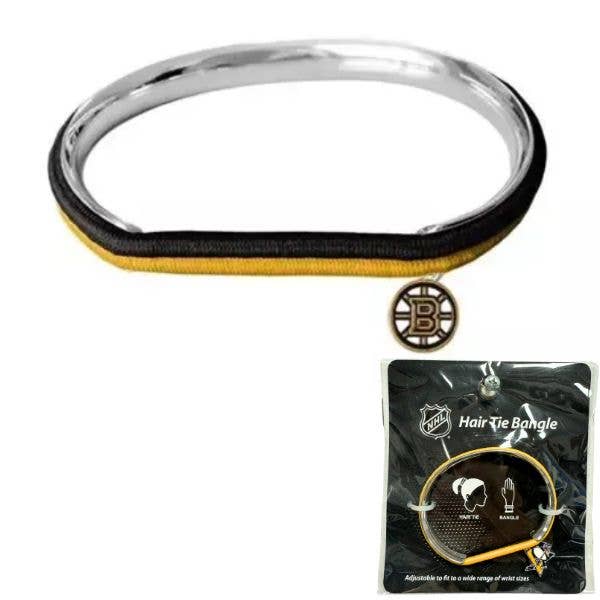 St. Louis Wholesale LLC - Wholesale Hair Tie - Boston Bruins - Hair Tie / Bangle Bracelet0