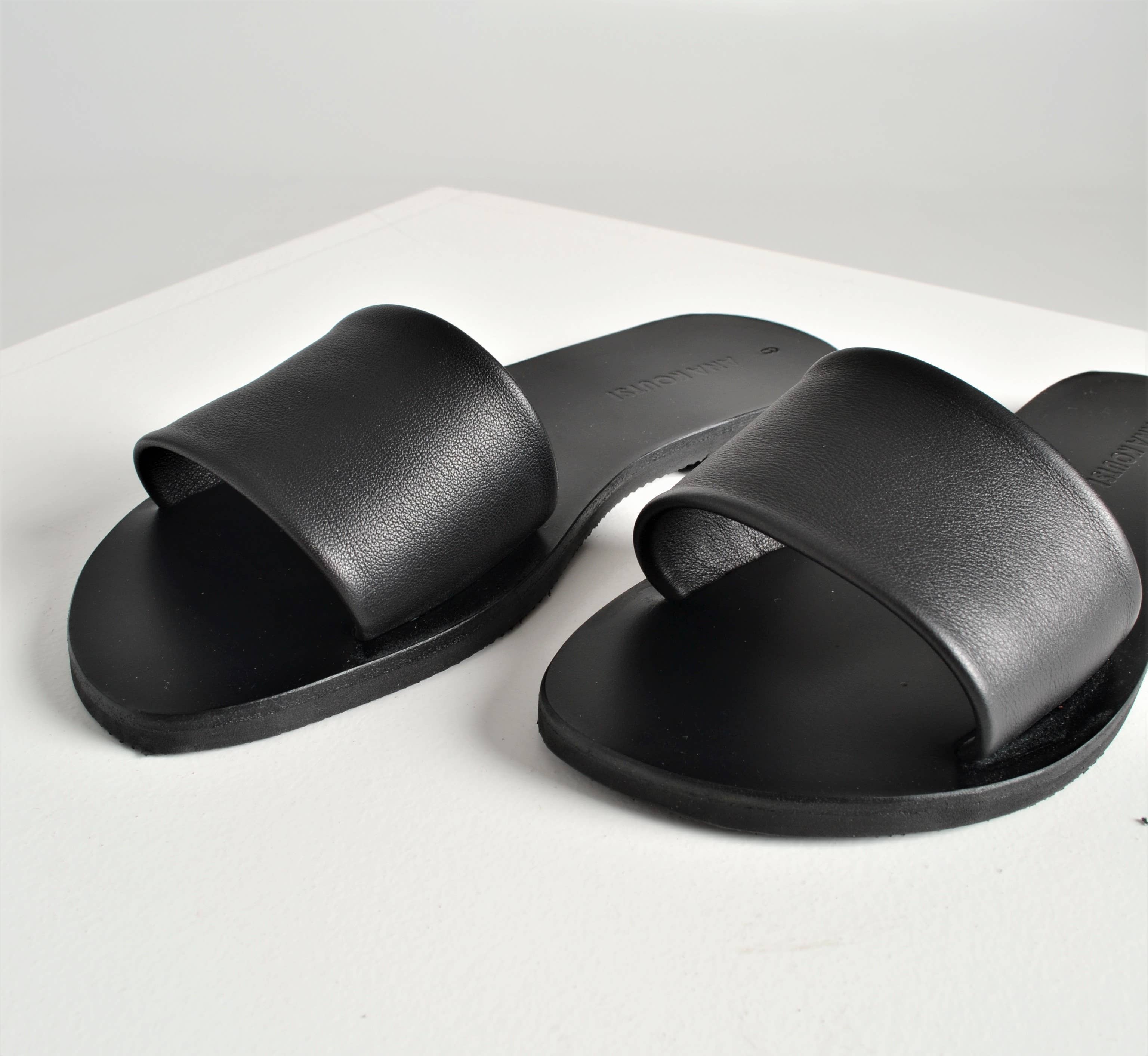 ANA KOUTSI - Wholesale Sandals - Women's - Kalia leather sandals in black4