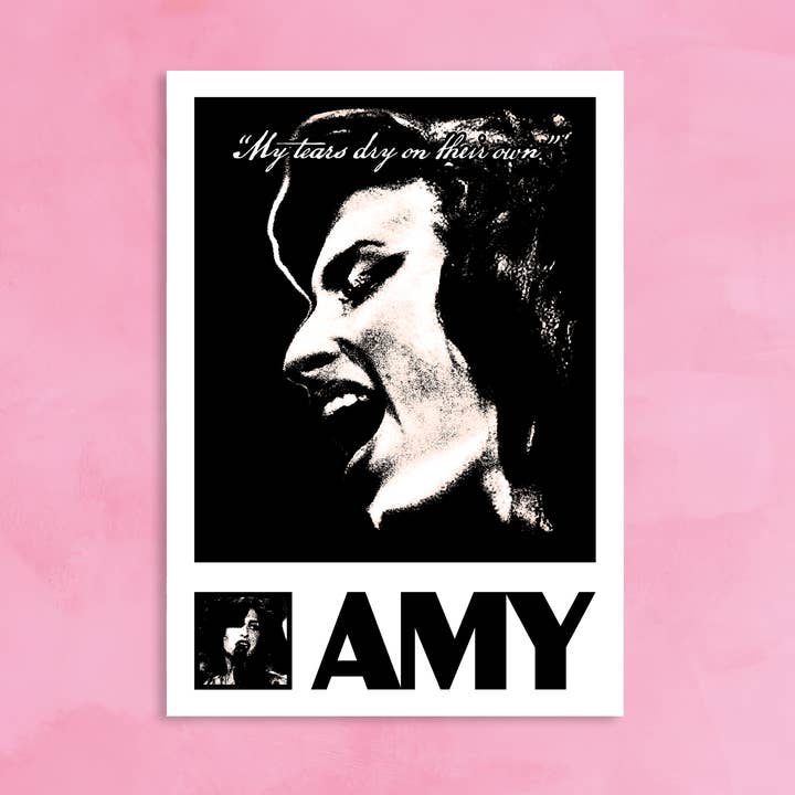 Amy Winehouse A4 Art Poster for wholesale by Eyeification Prints