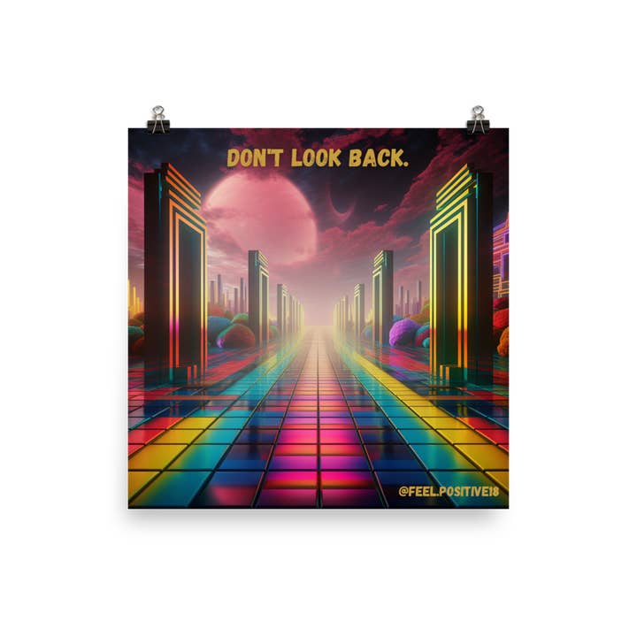 Ne regardez pas en arrière Art pour la vente par Feel.positive18