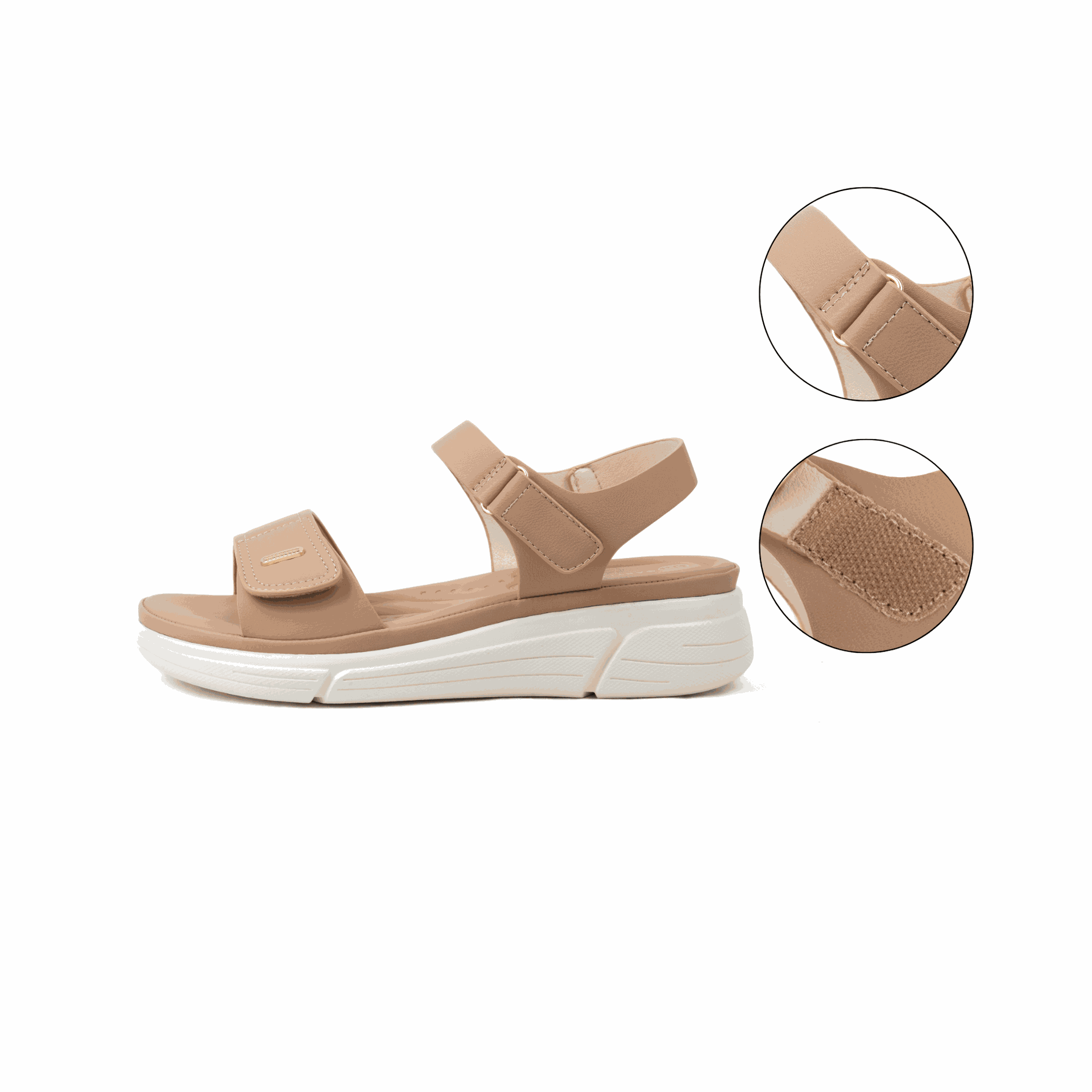 Gabylou - Wholesale Sandals - Women's - Adjustable Wide Fit Sandals H - Model Mia13