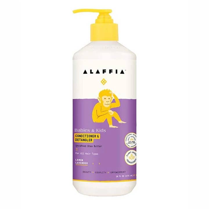 Lemon Lavender Kids Conditioner & Detangler 16 fl. oz. for wholesale by Alaffia
