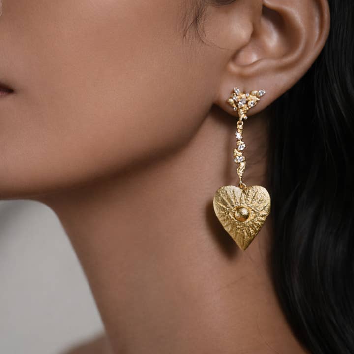 Oorbellen met Boze Oog | Spirituele Boheemse Sieraden | Geschenk voor wholesale door DIORA