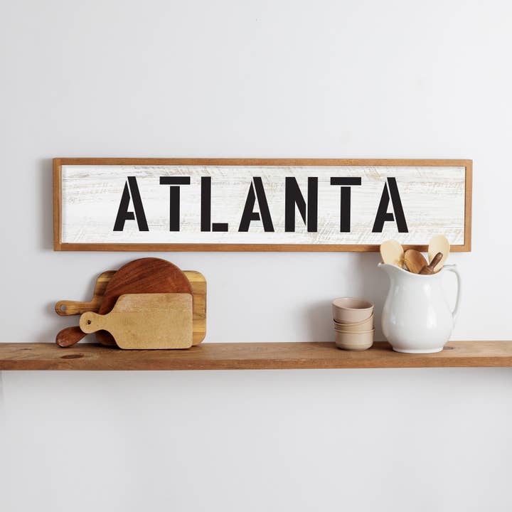 Personalized White/Black Your Word Barn Wood Sign for wholesale by Rustic Marlin