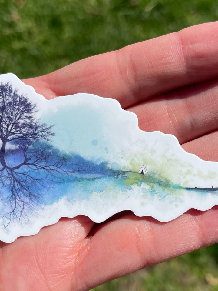 In the Moment - Sticker for wholesale by Melissa Moss Art