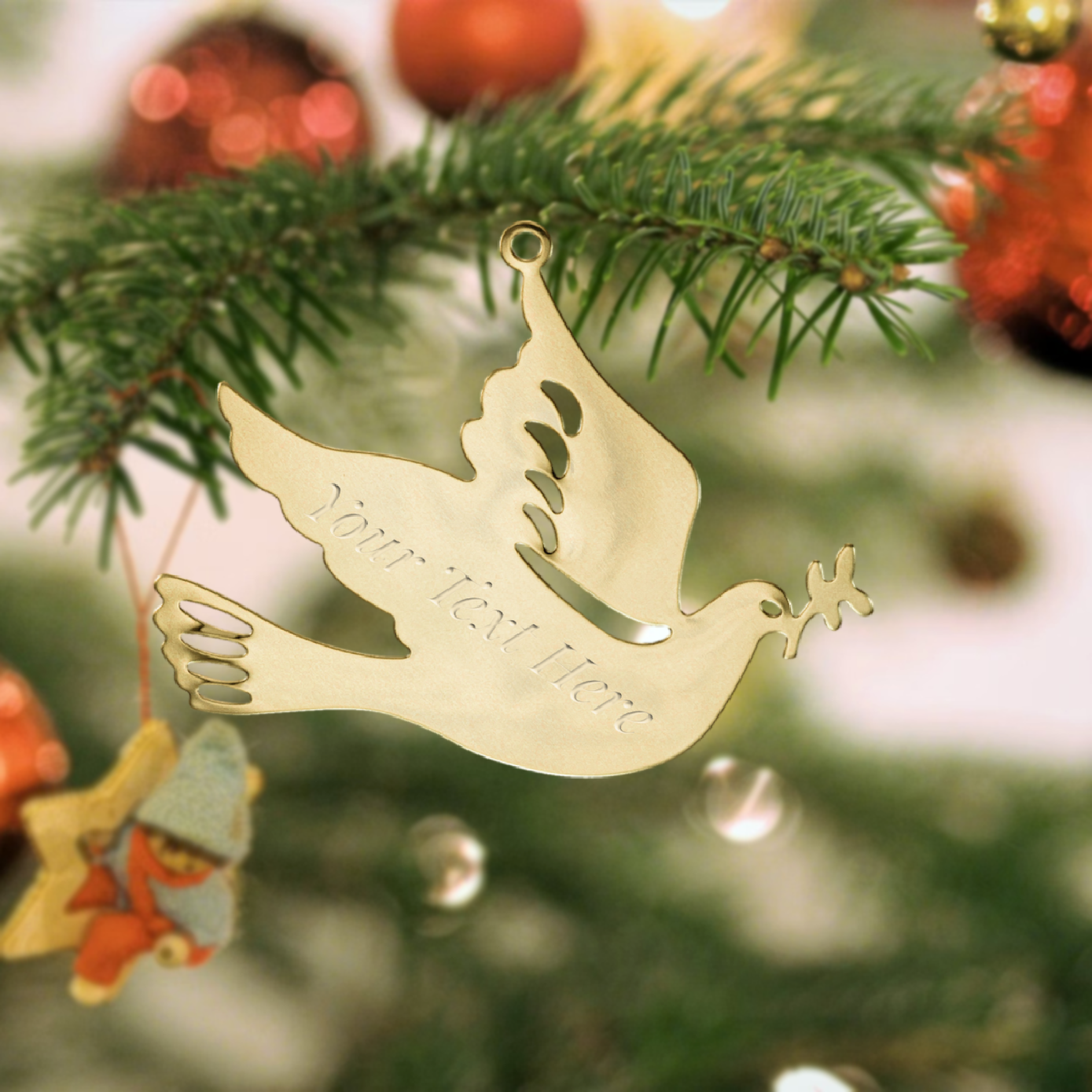 Gloria Duchin – wholesale Prydnad – Guldduvprydnad3