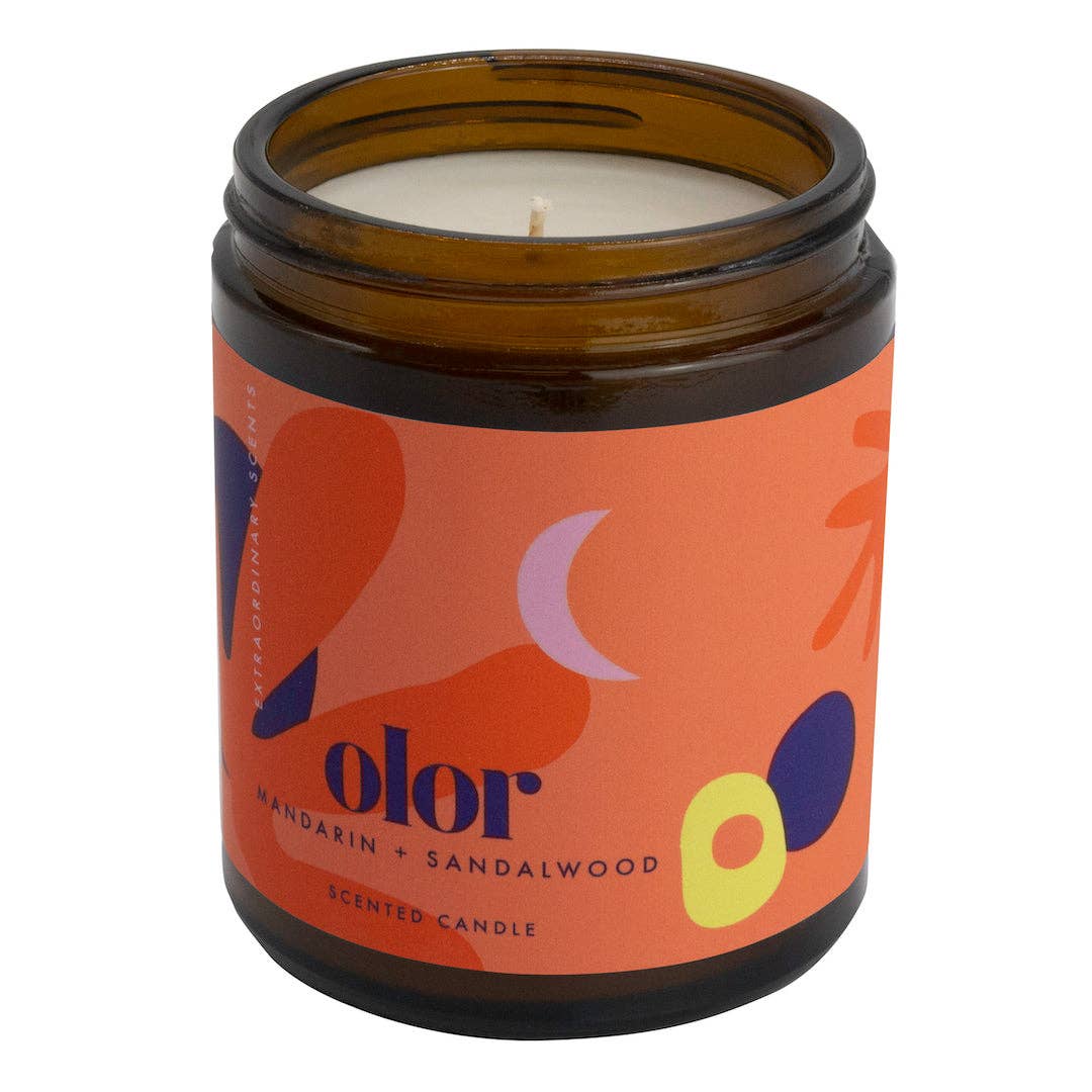 OLOR – wholesale Jar/filled candle – Mandarin + Sandalwood Jar Candle3