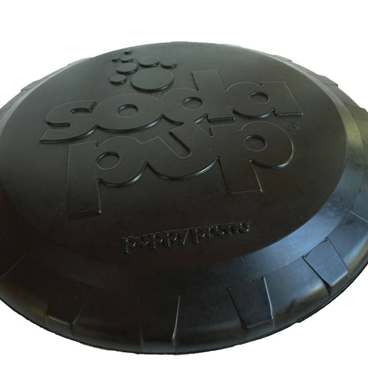 SodaPup Dog Toys - Wholesale Pet Fetch Ball - Dog - SP Magnum Bottle Top Flyer - Flying Toy - Large - Black5