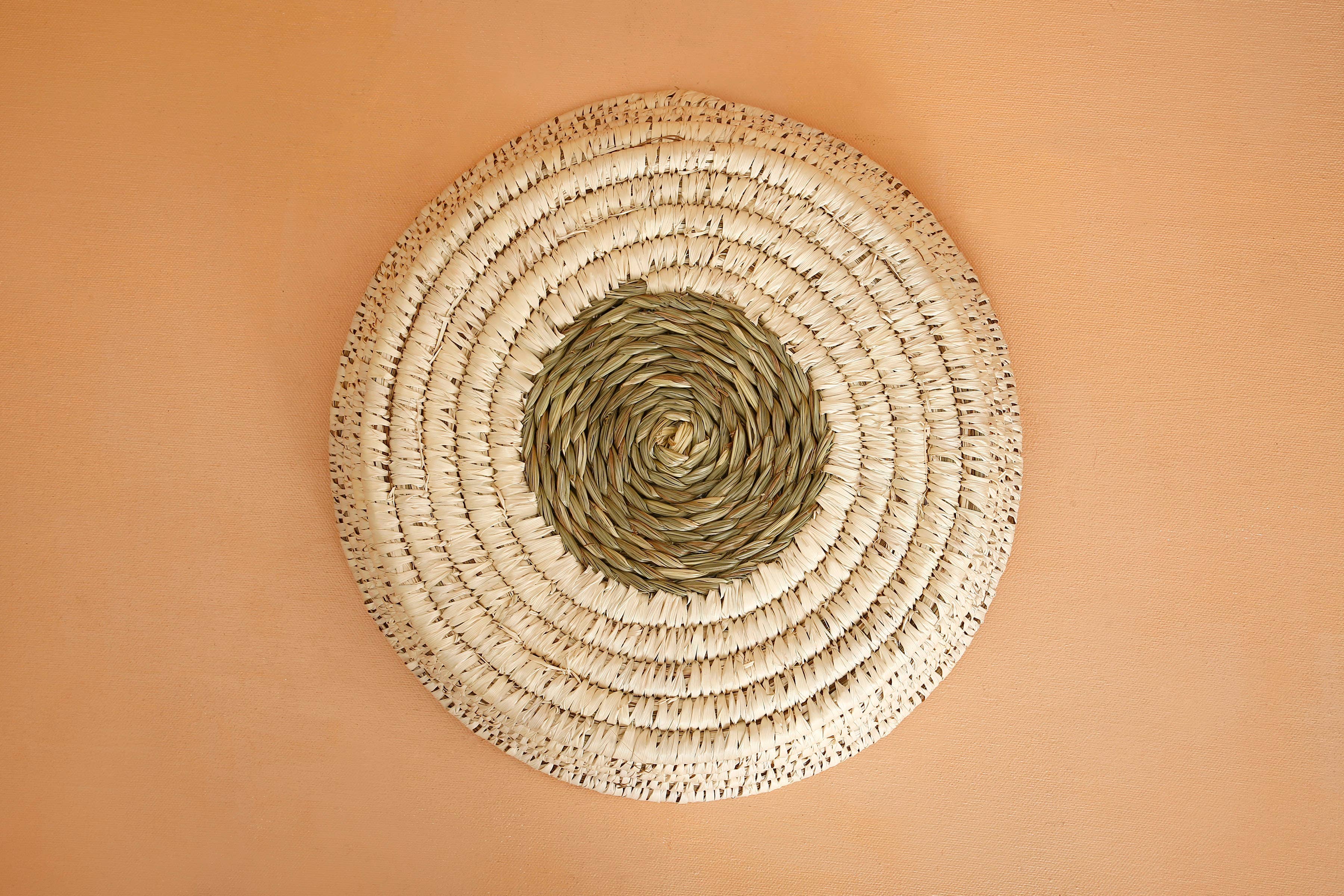 Casa Amarosa - Wholesale Basket - Handwoven Easter Round Decorative Basket, 13" Inches round5
