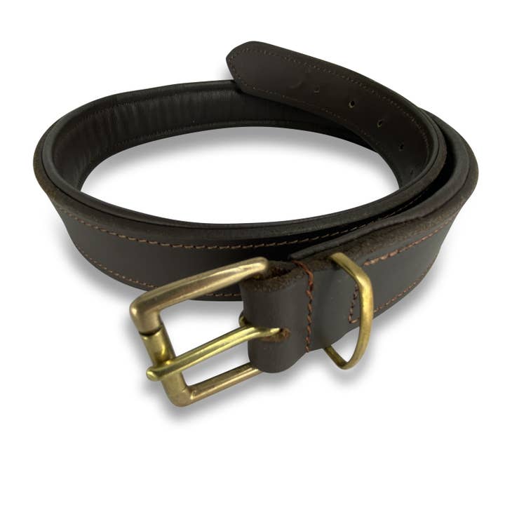 Leather Belt, Nut Brown for wholesale by LEATHER by beth