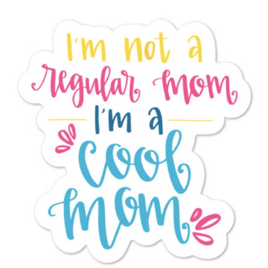 Cool Mom Sticker for wholesale by The Redheaded Camel