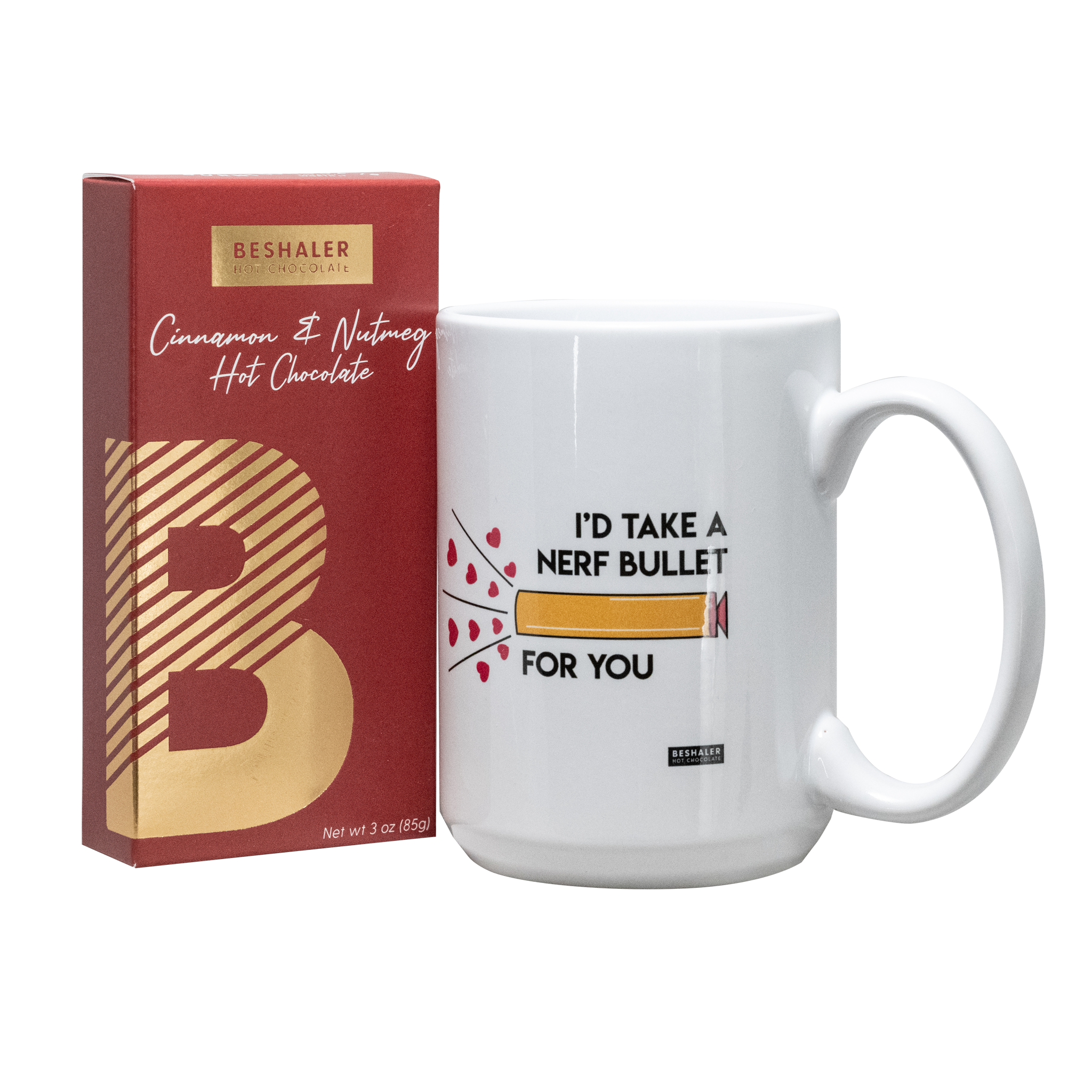 Beshaler Hot Chocolate – wholesale Coffee mug – Nerf Bullet Mug3