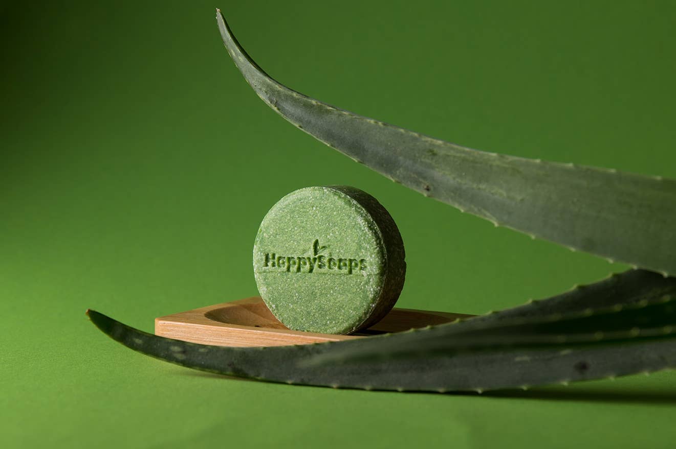 HappySoaps – wholesale Shampoo puck/solid shampoo – Shampoo Bar - Aloë You Vera Much2