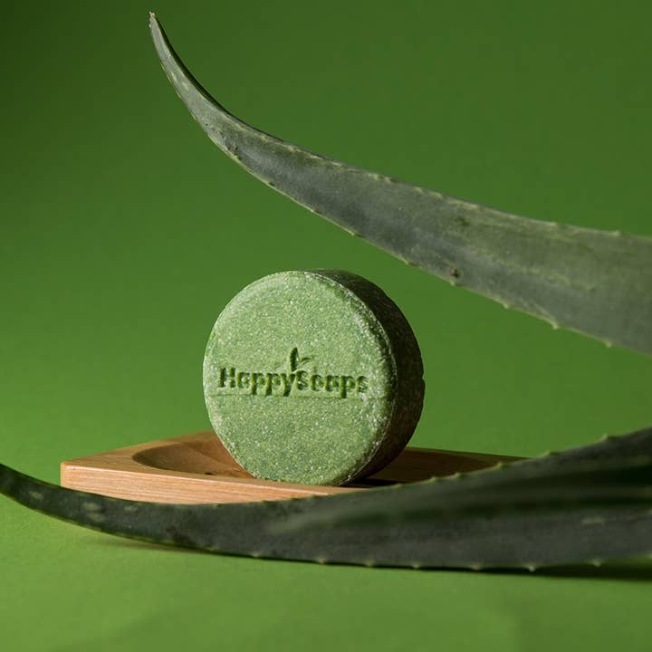 HappySoaps - Wholesale Shampoo Puck/Solid Shampoo - Shampoo Bar - Aloë You Vera Much2