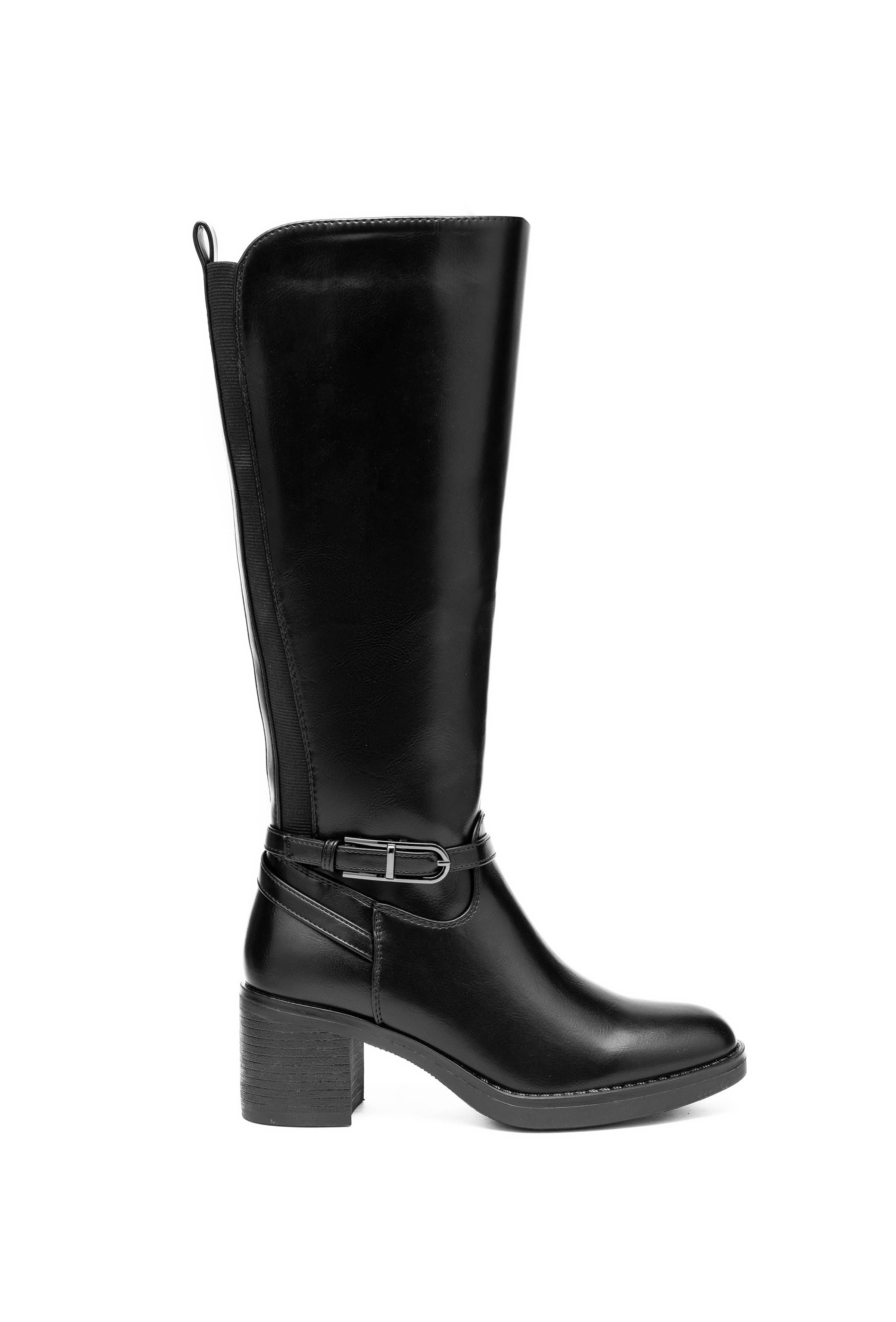 C'M PARIS - Wholesale Boots - Women's - Classic Riding Boot with Ankle Strap 30224