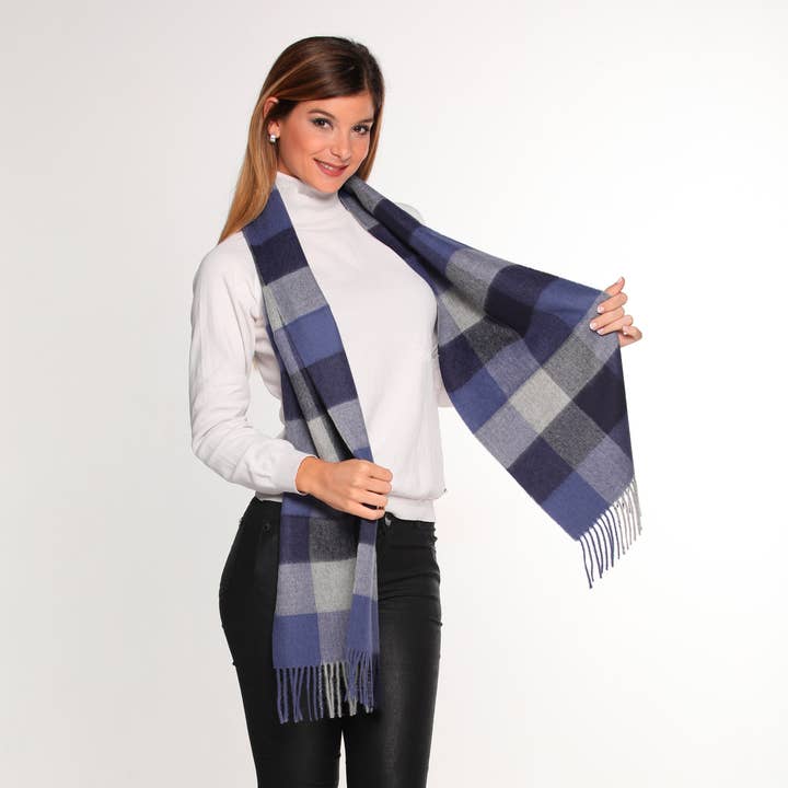 Evelyn Brooks - Wholesale Sjaal - Dames - LUXE 100% PURE PERUAANSE BABY ALPACA OMKEERBARE WOLLEN SJAAL10