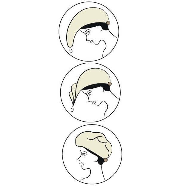 Lindo - Wholesale Hair Towel/Wrap - Ecopro Organic Bamboo Cotton Eco-Friendly Hair Turban Wrap1