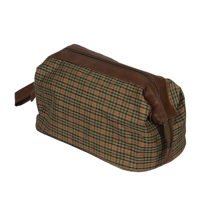 Bellemonde - Wholesale Toiletry Bag - Men's - Dopp Kit - Tattersall Plaid