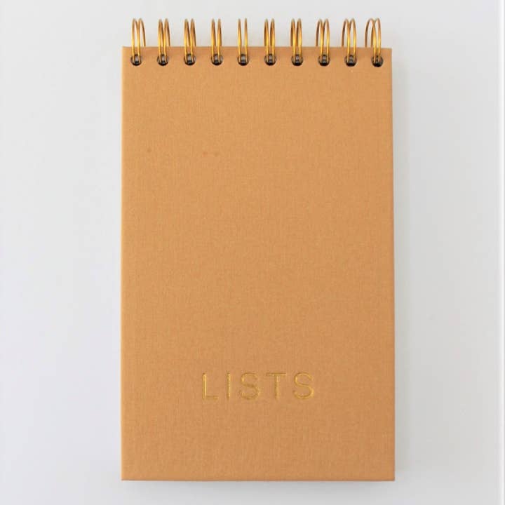 Do Good Paper Co. - Wholesale Notepad - LISTS Spiral Notepad
