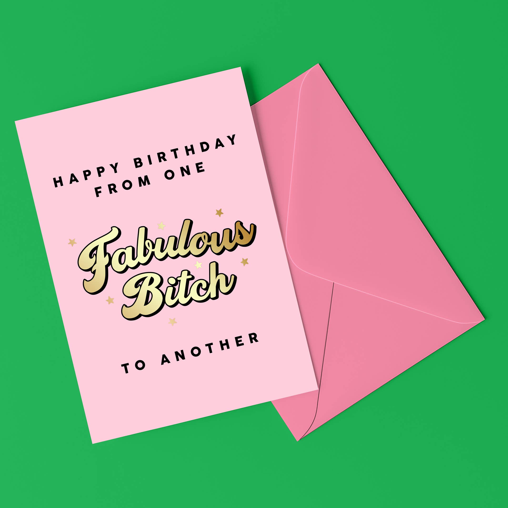 Central 23 Cards – wholesale Birthday card – ONE FABULOUS BITCH TO ANOTHER Funny Birthday Card for Her2