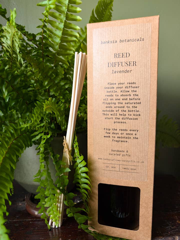 Lavender Reed Diffuser for wholesale by Banksia Botanicals