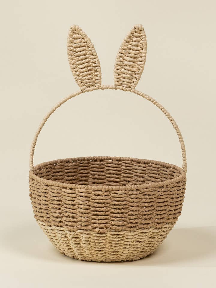 Bunny Ears Basket – Medium for wholesale by Coco Village