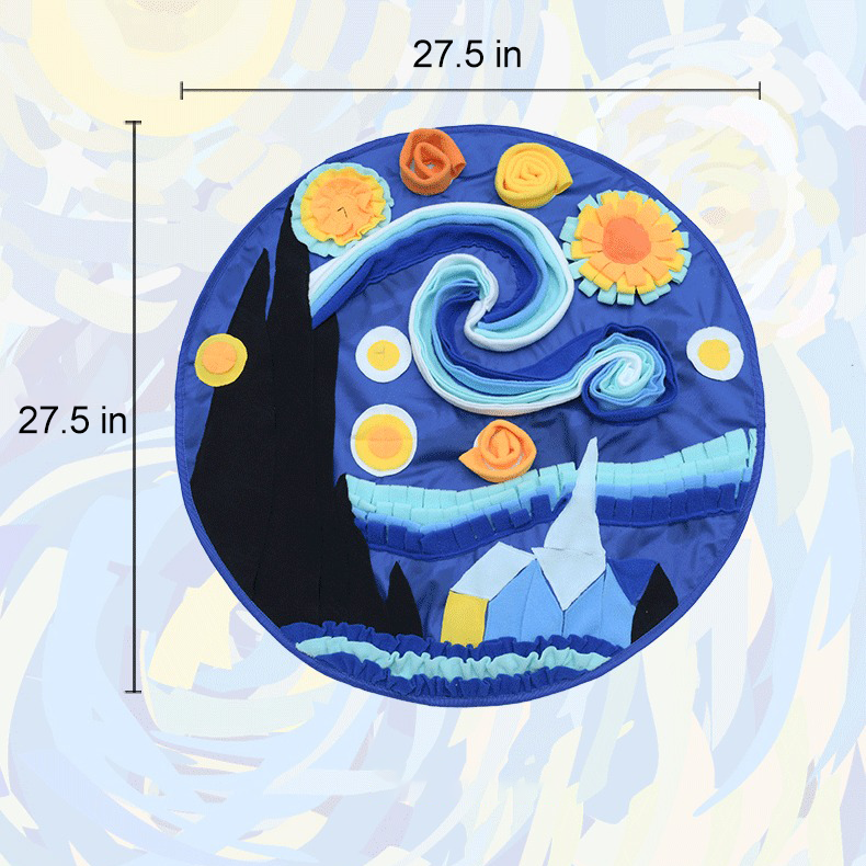 Cheerhunting – Großhandel Futtermatte für Haustiere – Hund – Snuffy – Sternen-Schnüffelmatte2