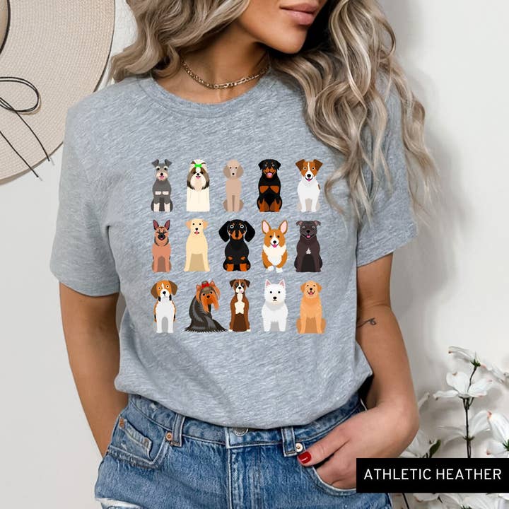 Chemise pour chien, chemise Crazy Dog Lady, cadeau pour les amoureux des chiens pour la vente par Rosie and Vi