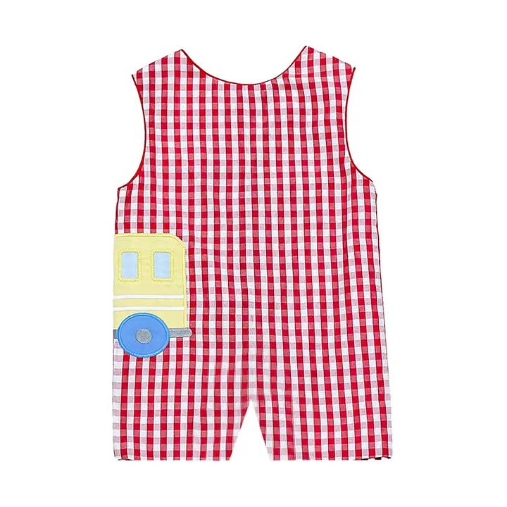 Skolebus-kortbuksedragt for engroshandel hos Zuccini Kids