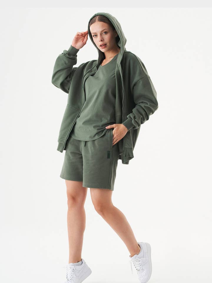 SHEYMA- Pantaloncini in cotone biologico per la vendita all'ingrosso da parte di ORGANICATION