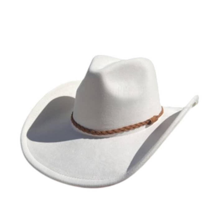 Portia Hat - Wholesale Cowboy Hat - Unisex - Classic Vegan Suede Western Cowboy Hat – Trendy & Timeless