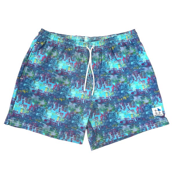Short de volley Jewel Tone Geo pour homme pour la vente par Sideout Sport