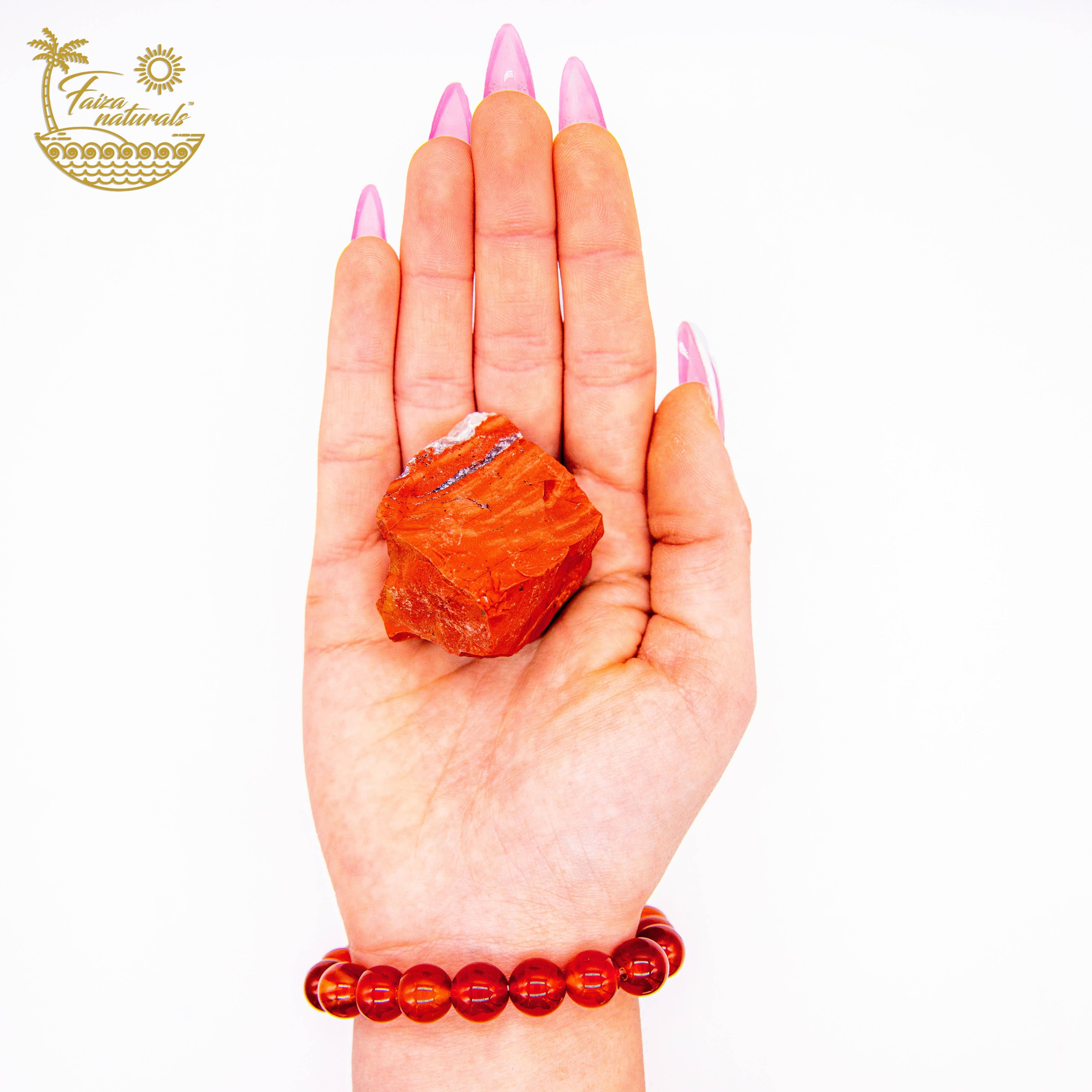 Faiza Naturals - Wholesale Spiritual Stone/Crystal - Red Jasper Raw Crystals in Bulk1