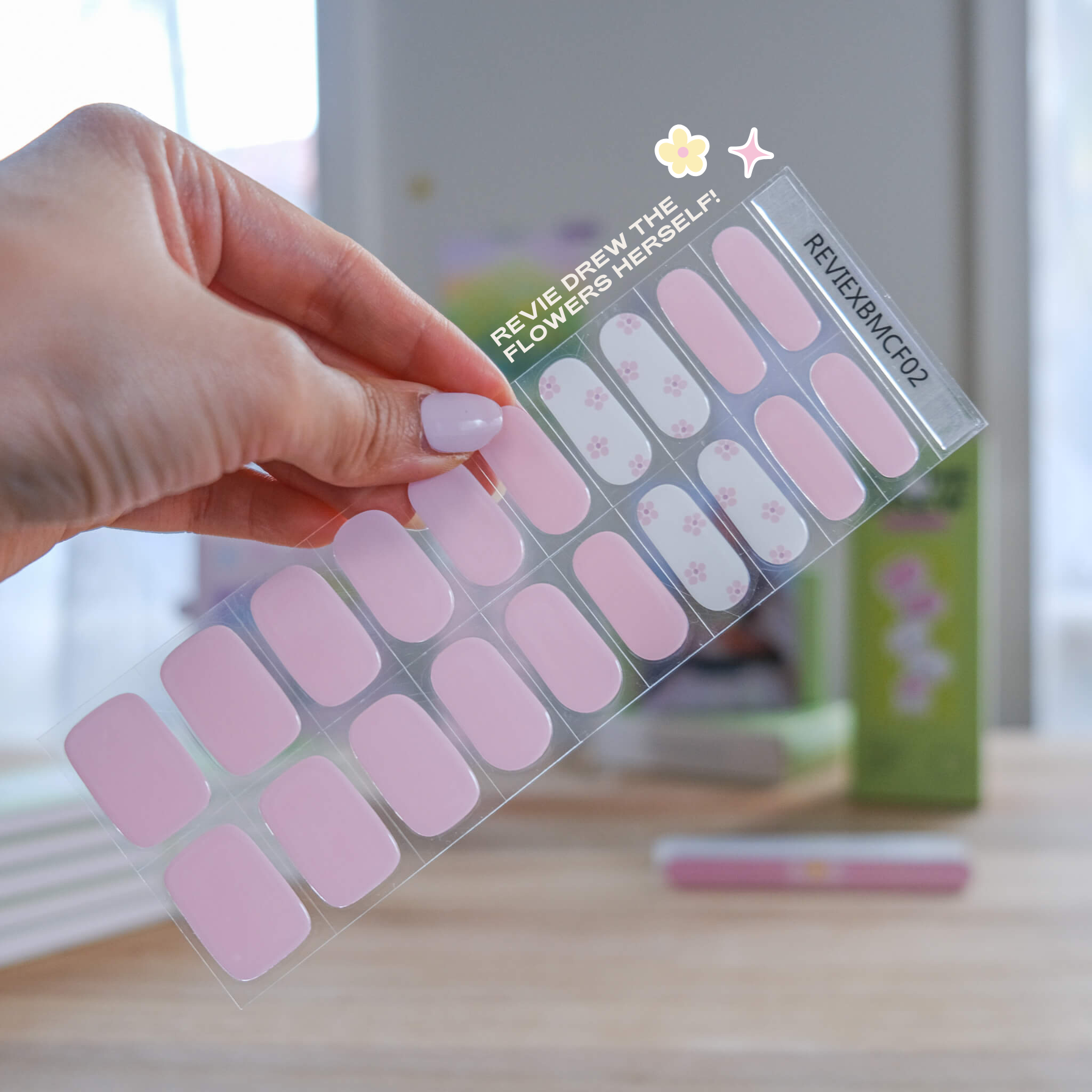 By Me & Crew Pty Ltd - Wholesale Nail Art/Decal - [Limited Edition Collab] Revie Jane's DIY Semicured Gel Nail1