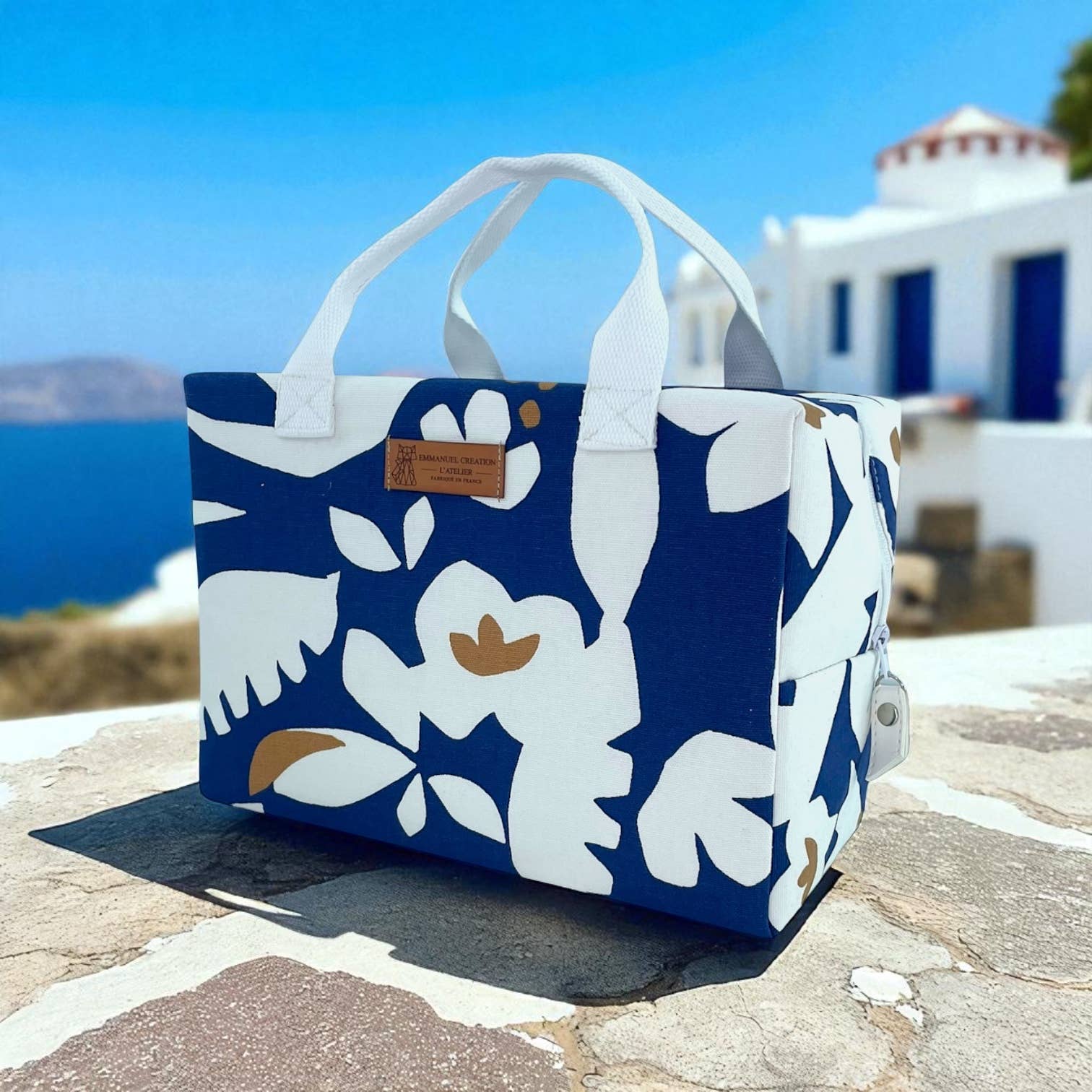 Emmanuel Création - Wholesale Cooler/Cooler Bag - Ice cube M cooler bag, "Athens"