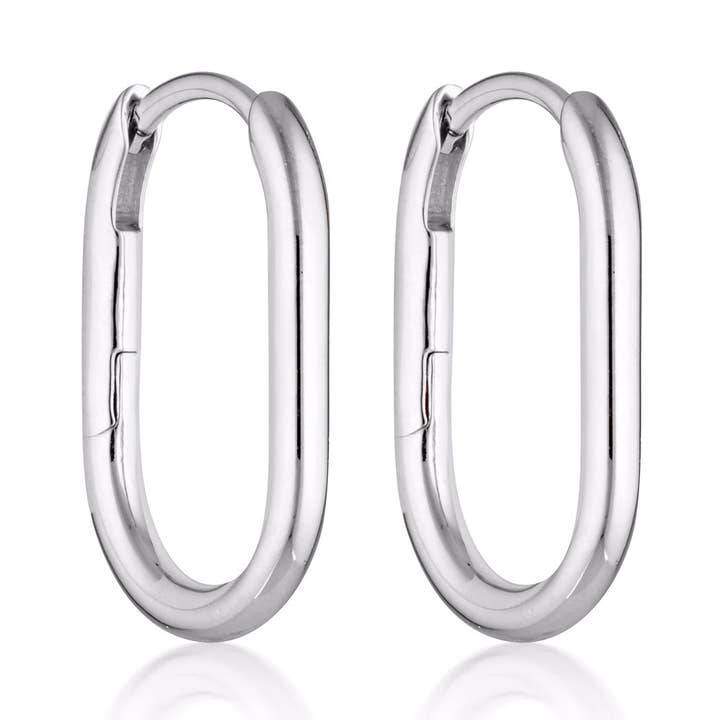 Oval Hoop Earrings for wholesale by Linda Tahija Jewellery
