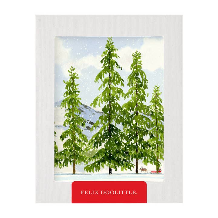 Felix Doolittle - Wholesale Season's Greetings Card - Snow Bright - Boxed Holiday Cards