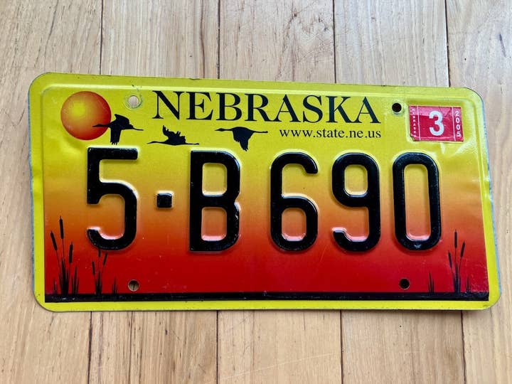 2005 Nebraska License Plate for wholesale by RusticPlates