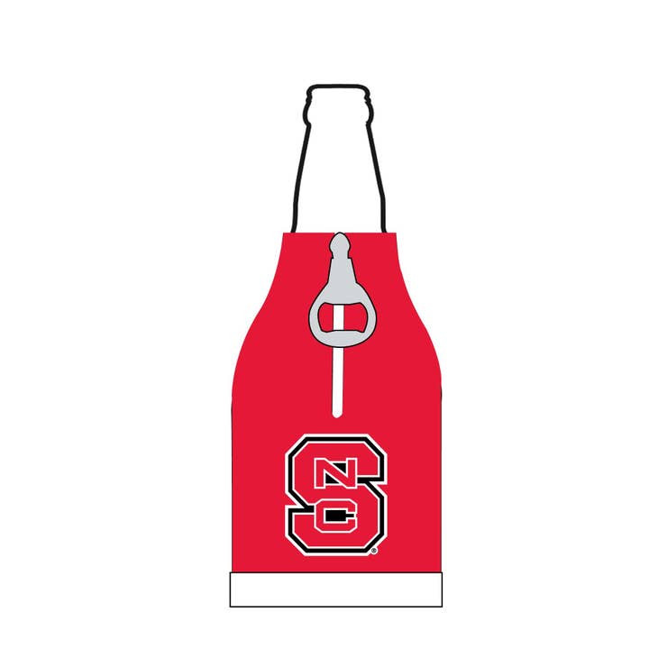 The Memory Company - Wholesale Drink Huggers & Koozies - 3-in-1 Neoprene Bottle Insulator, NC State Wolfpack